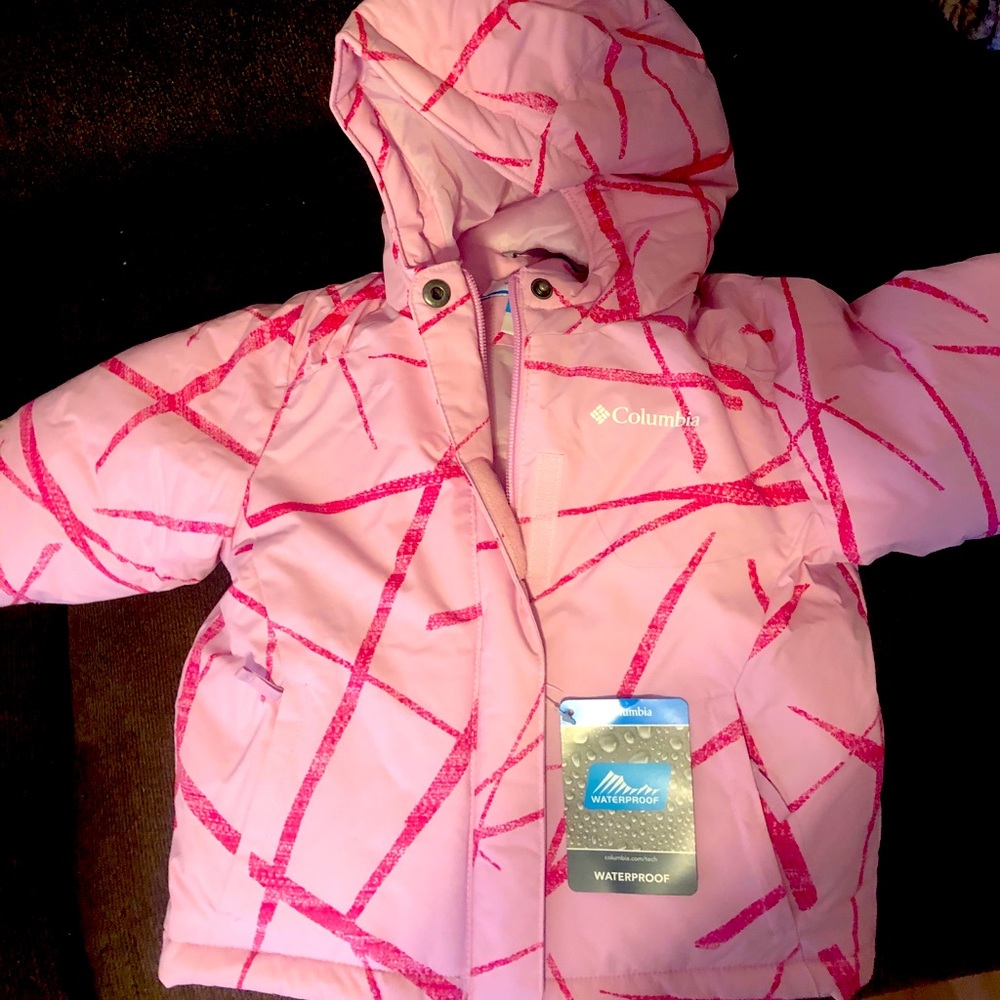 NWT Girls Columbia Puffer Coat 2t